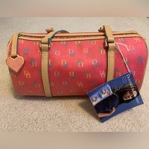 Vintage Y2K Dooney & Bourke Pink Red Rainbow Handbag NWT 🌈